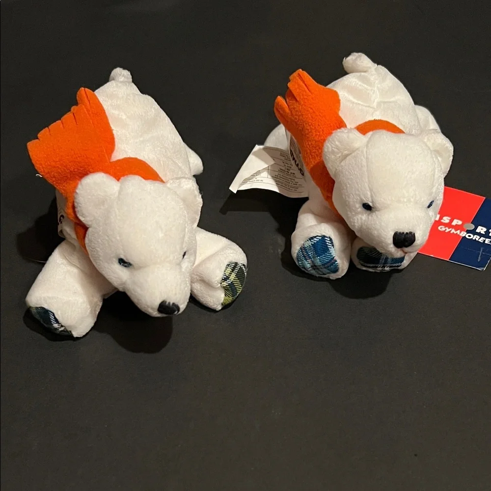 Gymsport plush polar bear Toy set NEW